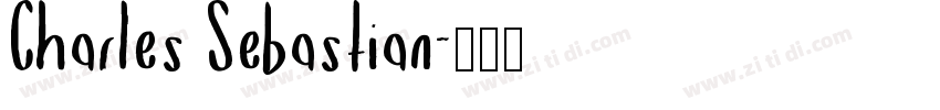 Charles Sebastian字体转换